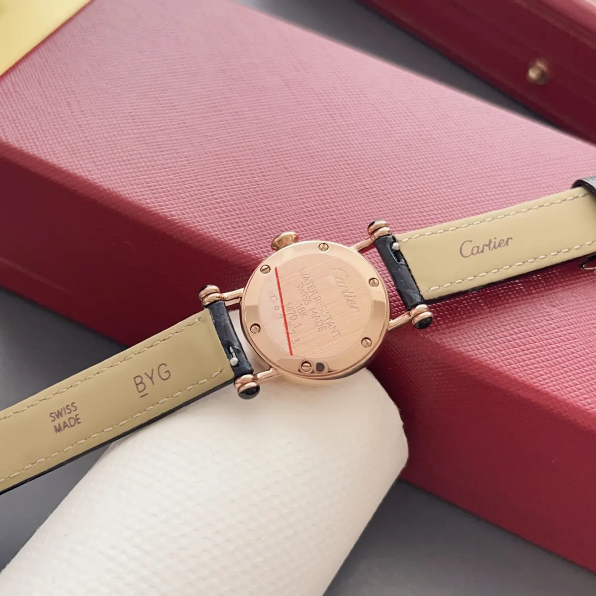 Cartier Style White Leather Watches Lookbook Reference image 6
