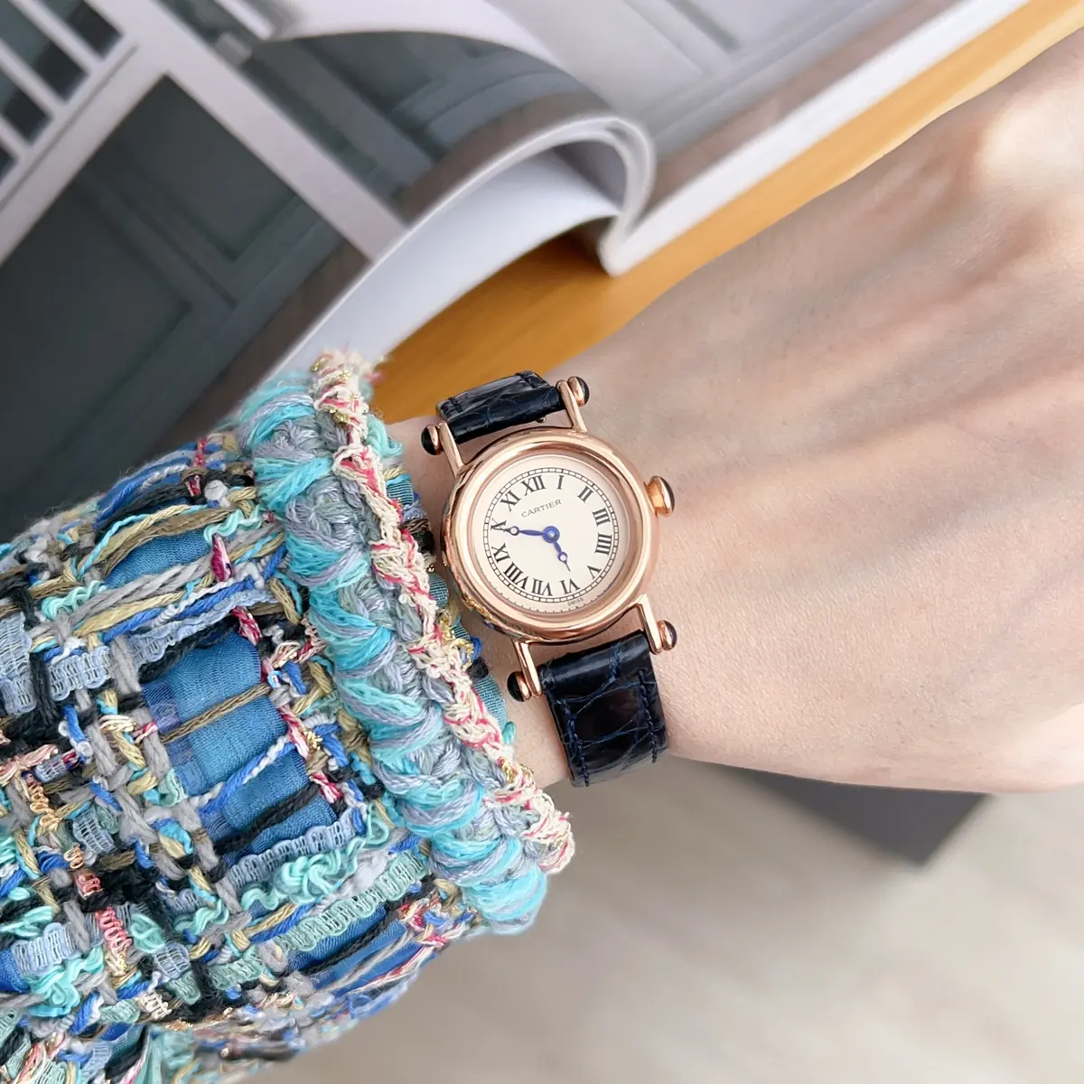 Cartier Style White Leather Watches Lookbook Reference image 10