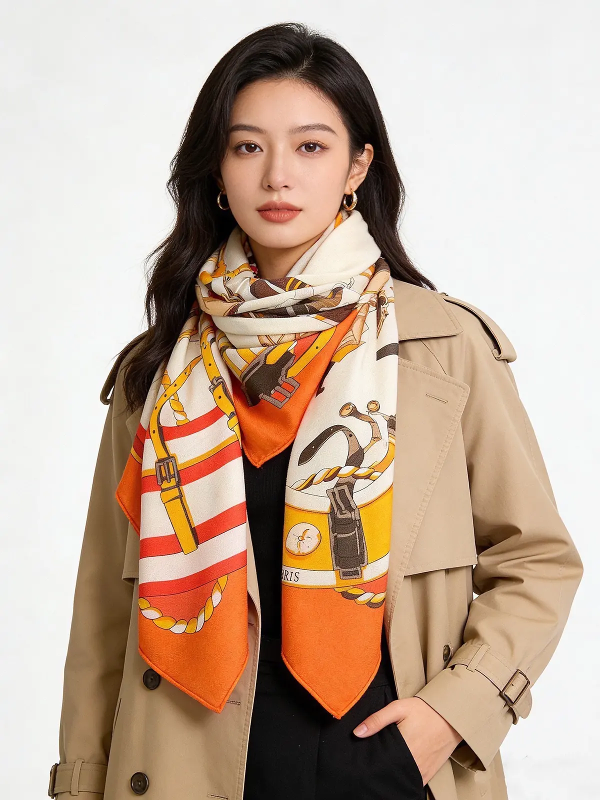 Designer Style Beige Shoulder Bag Lookbook Reference image 1