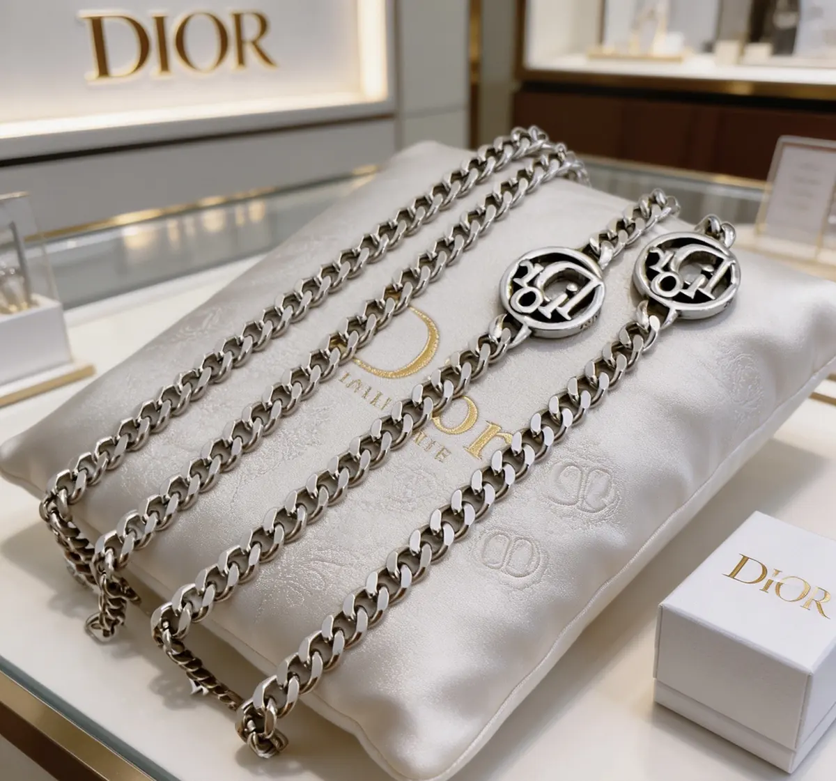 Dior Style Beige Chain Bag Lookbook Reference image 8