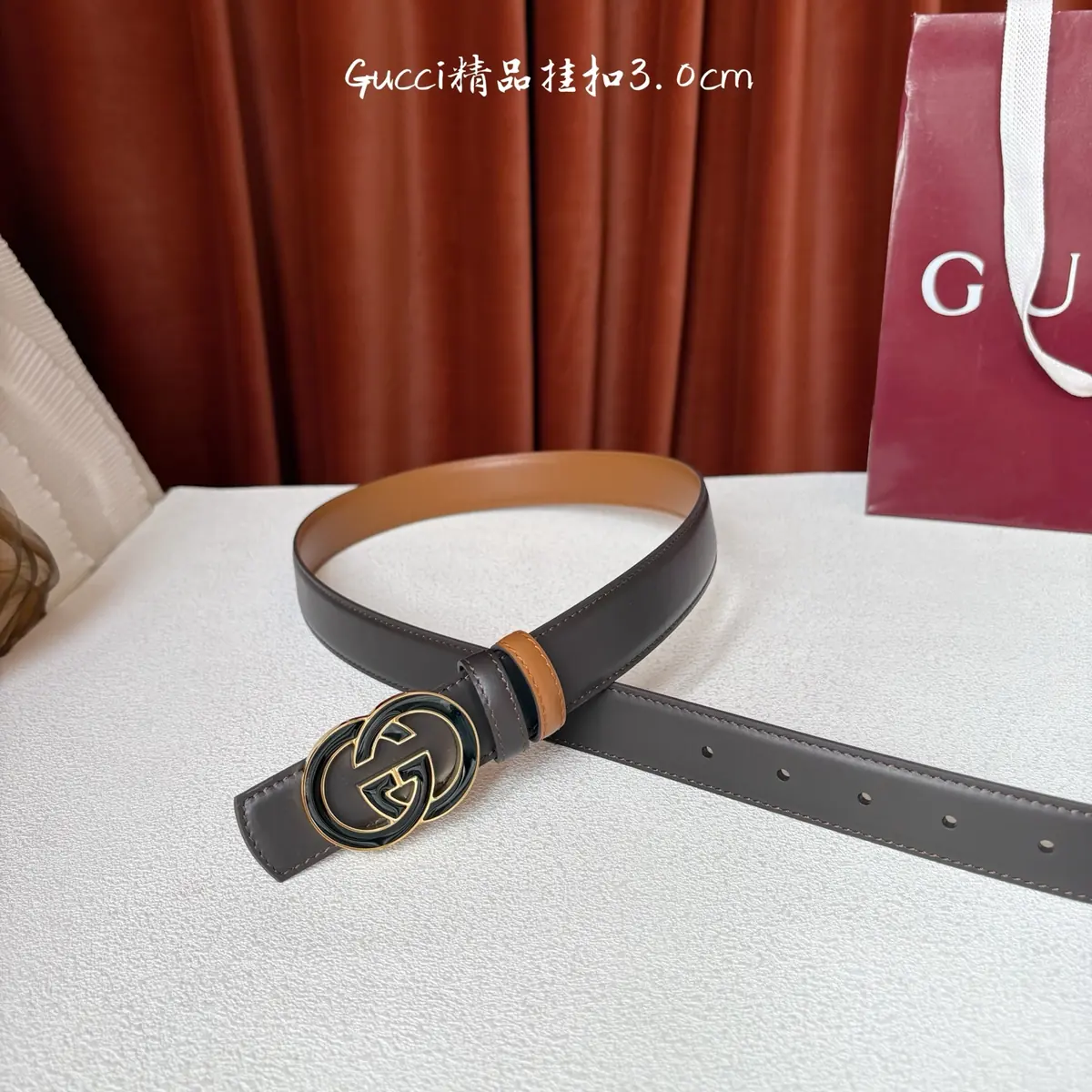 Gucci Style Brown Leather Women's Clothing Lookbook Reference image 3