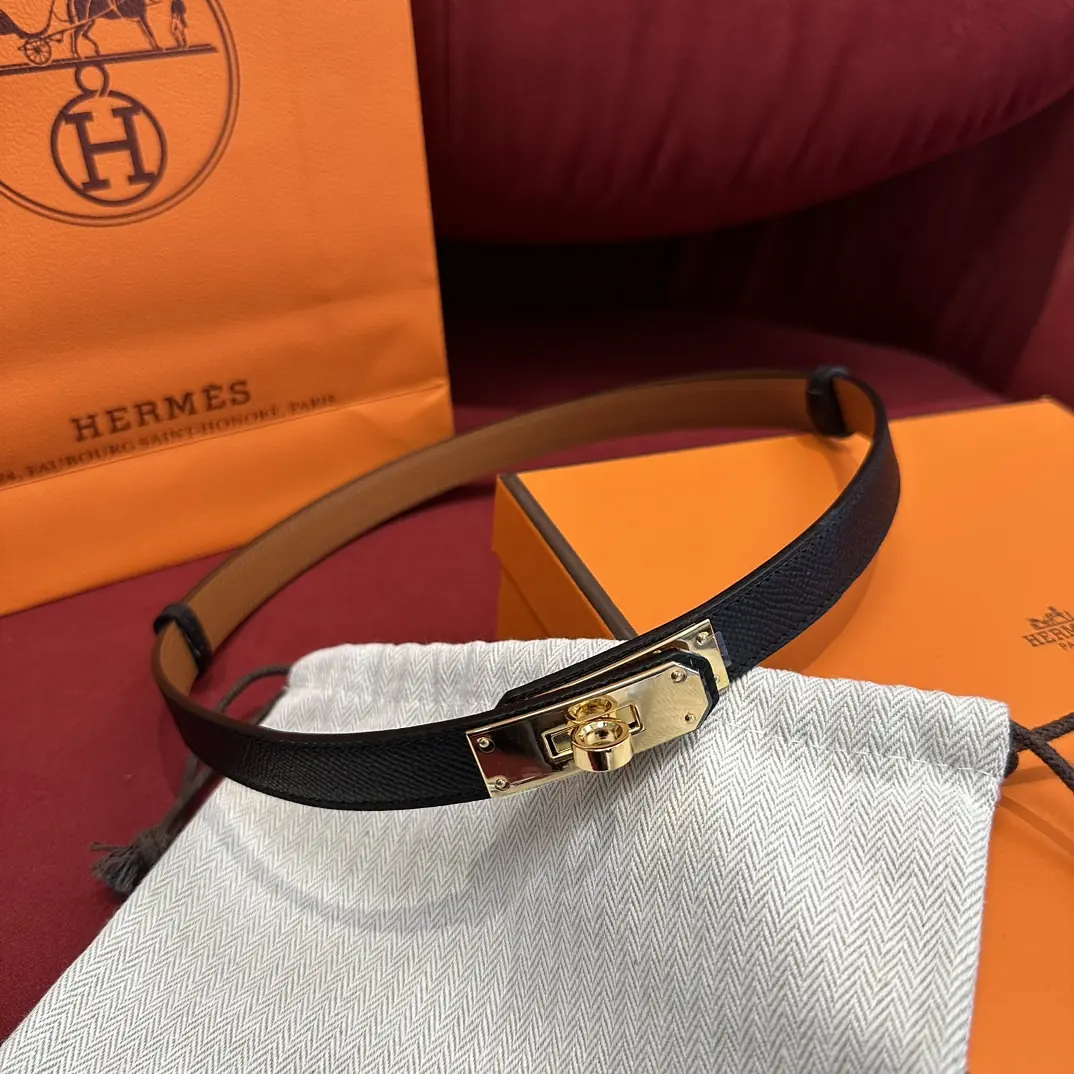 Hermes Style Gold Leather Women's Clothing Lookbook Reference image 1
