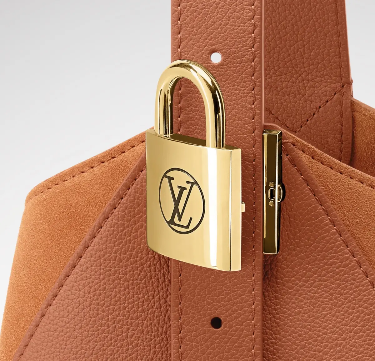 LV Style Brown Leather Hobo Bag Lookbook Reference image 2