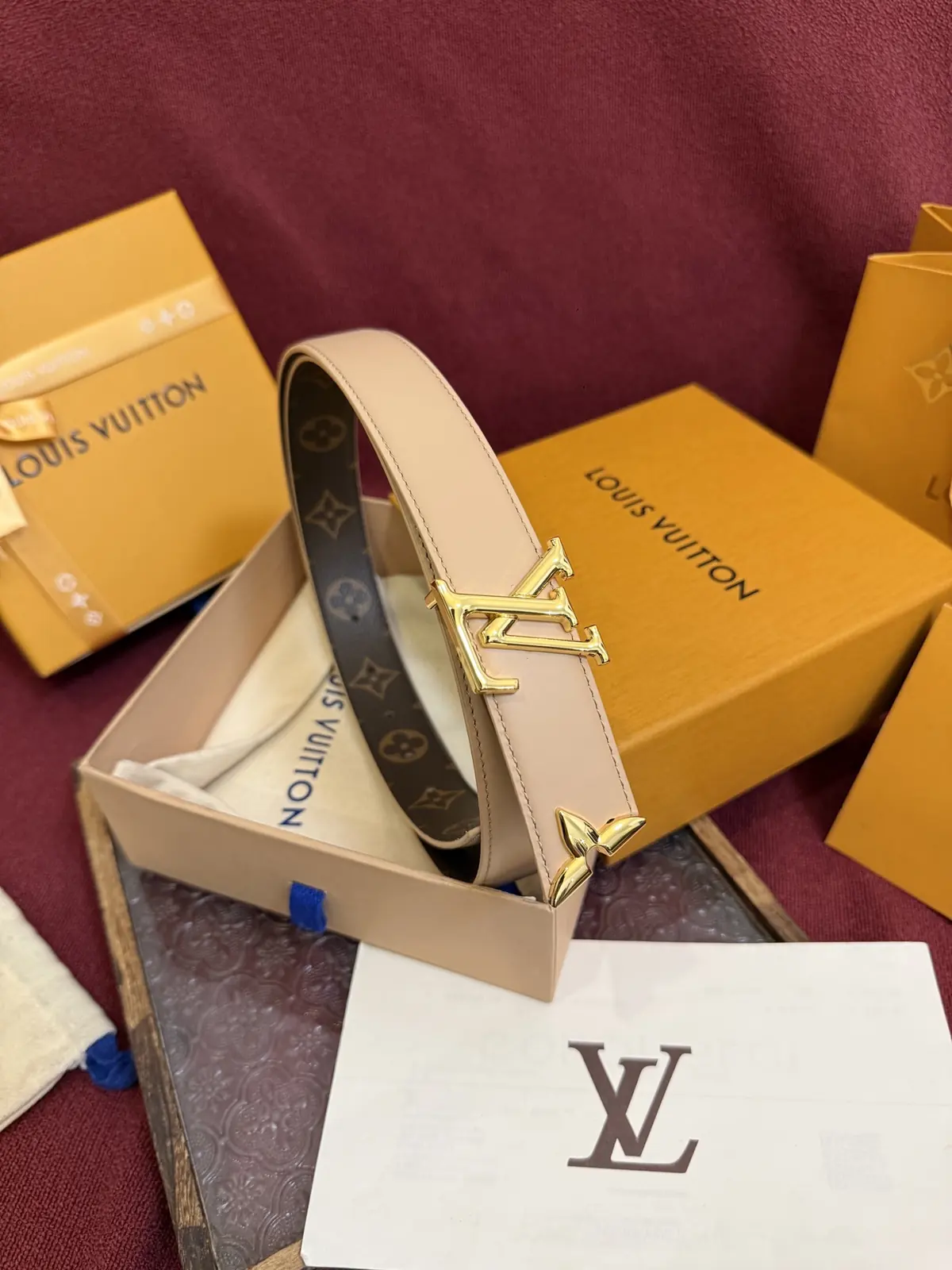 LV Style Gold Leather Women's Clothing Lookbook Reference image 7